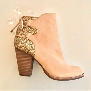 ✨ Gianni Bini glitter ankle boots 👢